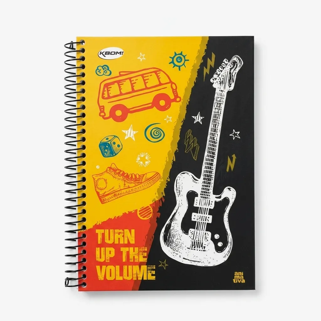CADERNO 1/4 CD  ESP 96F KBOM - ANIMATIVA