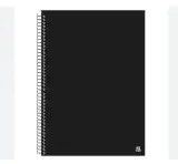 CADERNO 1 MT 70 FLS CD KBOM BLACK  - ANIMATIVA 1