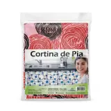 CORTINA DE PIA 135 x 0,80CM POLIETILENO- VIDA PRATIKA 4